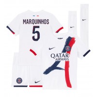 Paris Saint-Germain Marquinhos #5 Bortatröja Barn 2024-25 Kortärmad (+ Korta byxor)